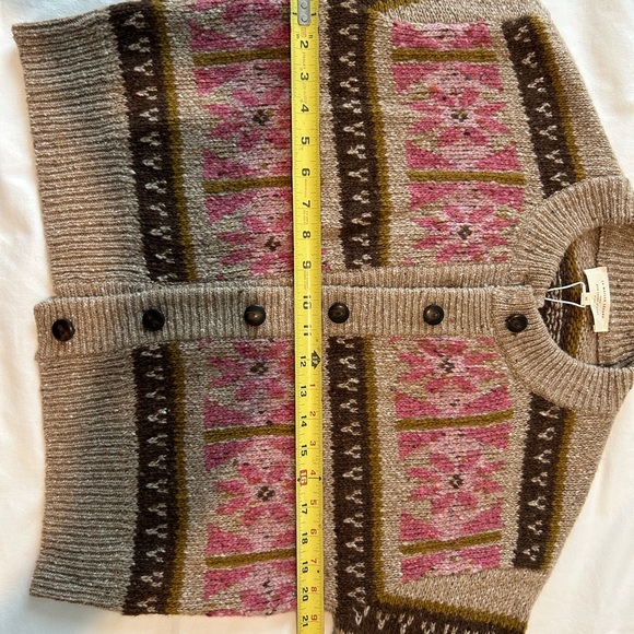 Sezane Multicolor Patterned Cardigan - Picture 2 of 6